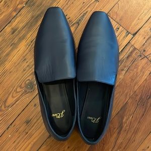 JCrew navy loafers, brand new never worn!